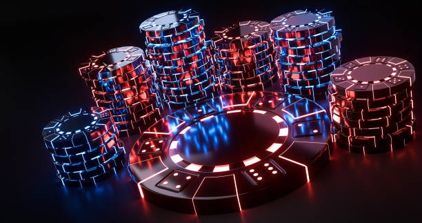 Live Caribbean Stud Poker table at winning 568 with professional dealer and multi-camera setup